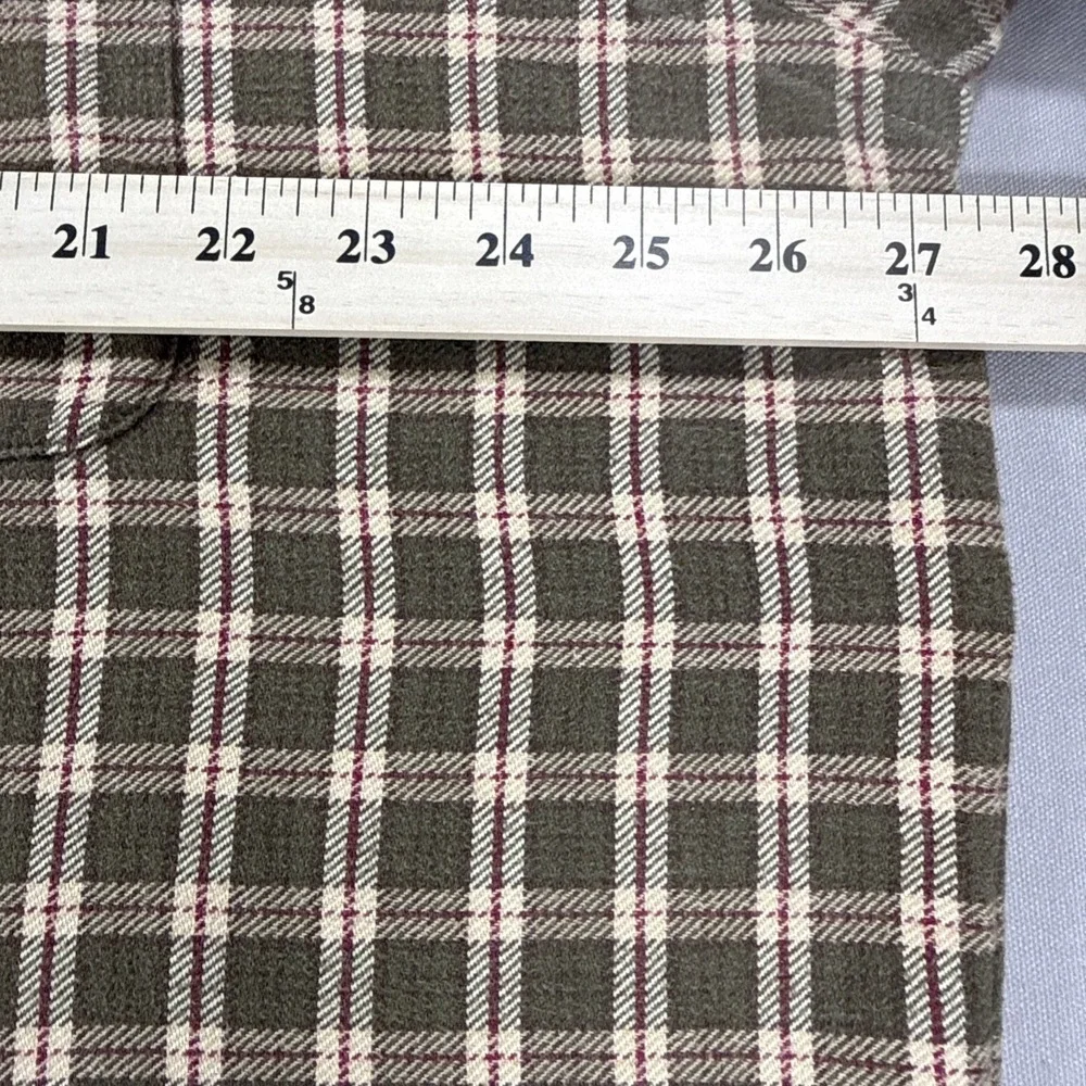 Vintage Ralph Lauren Men's XL Flannel Lowell Sport Brown Red Plaid Long Sleeve